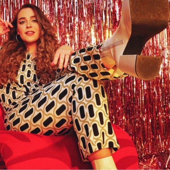 Coord set - geometric print pant& blouse - Picture 6 of 11